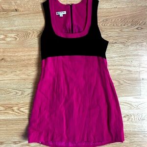 Original bebé dress, petit, pink and black